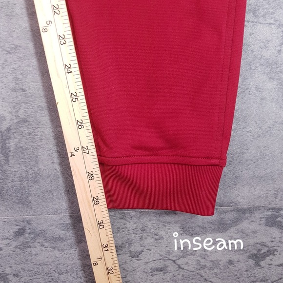 UNDER ARMOUR Sportstyle Tricot Joggers Mens SMALL Maroon Red - Picture 7 of 7